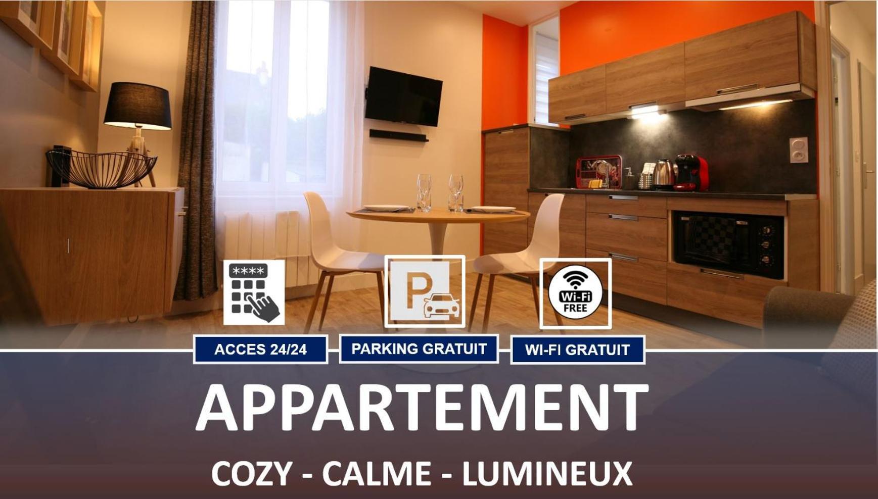 Le Faidherbe Style Appart' Hotel - Wifi Gratuit - Parking Gratuit Calme Et Lumineux Nevers Esterno foto